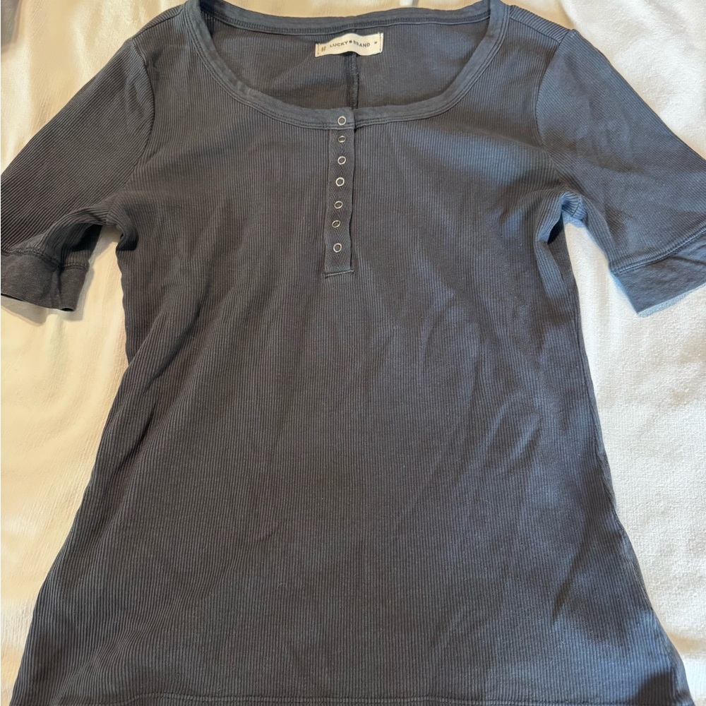Lucky Brand Women's gray Top